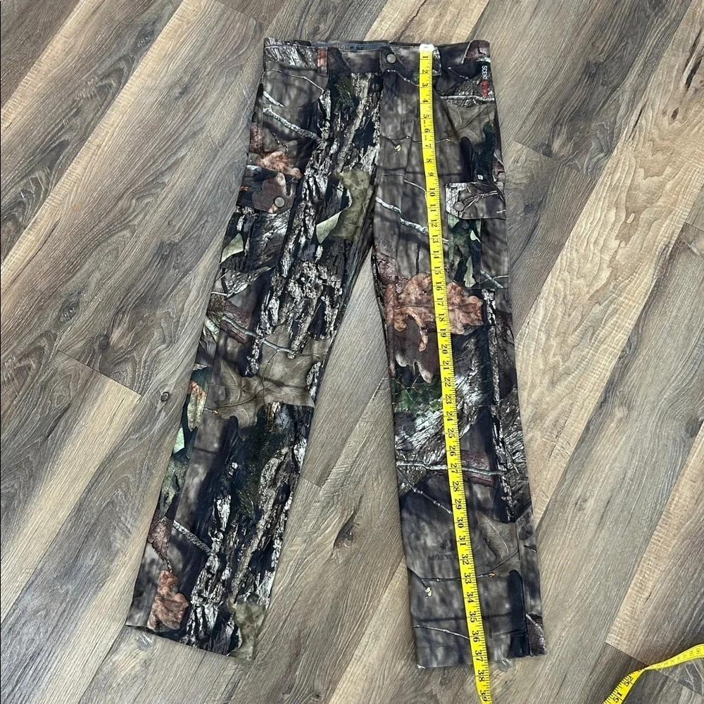 Rustic Ridge Youth Scent Stop Hunting Pants Sz Medium Mossy Oak Adjustable waist